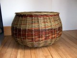 Large round Willow Log Basket £95